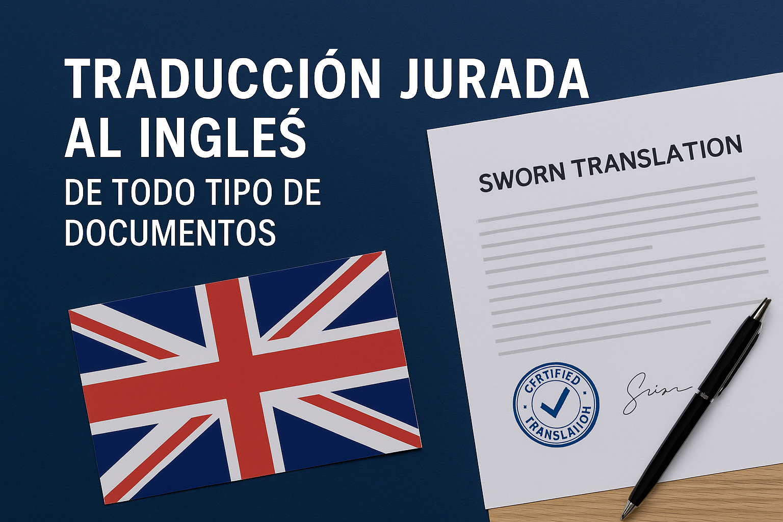 Traducción jurada al inglés de todo tipo de documentos [2026] 🇪🇸 🇬🇧